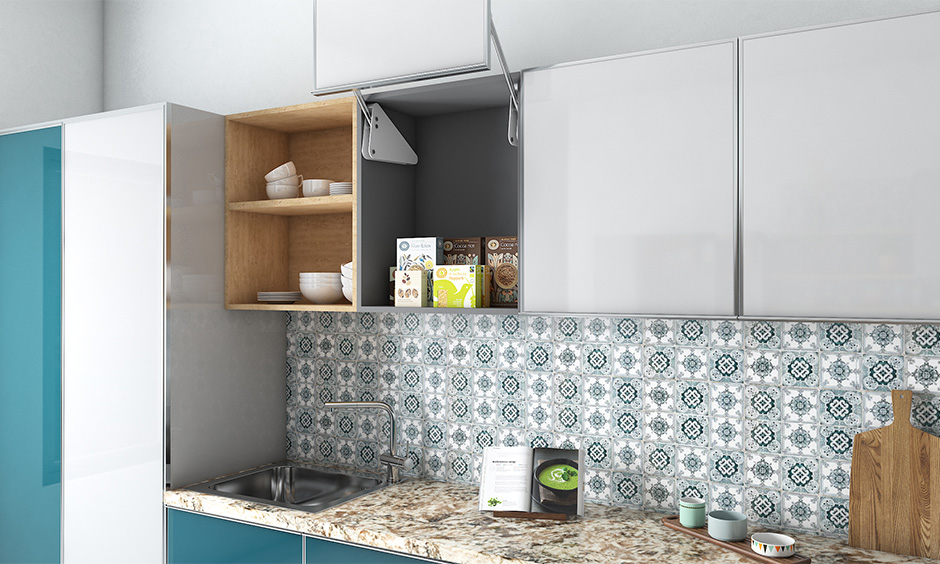 Modular Kitchen overhead unit cupboard in Chennai